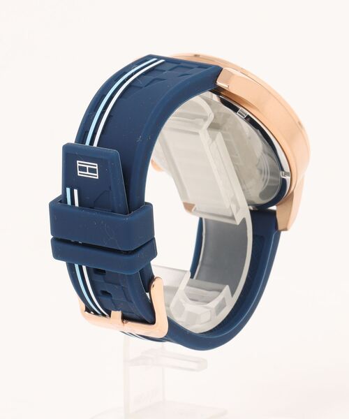 TOMMY HILFIGER（トミーヒルフィガー）の「【TOMMY HILFIGER】トミーヒルフィガー クォーツ 腕時計 メンズ（アナログ腕時計・メンズ・ネイビー・FREE）」の4枚目の写真