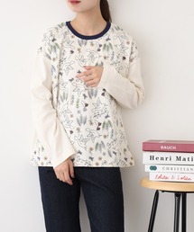 EMAGO 北欧バード刺繍プルオーバー 長袖
