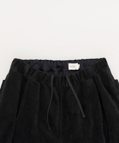 STUDIOUS（ステュディオス）の「【STILL BY HAND】Corduroy easy pants（その他パンツ・メンズ・ブラック/ダークグレー・44/46）」の5枚目の写真