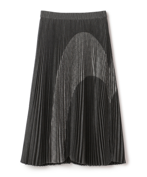 ATSURO TAYAMA(アツロウタヤマ)の「ロング丈プリーツスカート(Tシャツ/カットソー・レディース・ブラック/グレー・M)」の2枚目の写真