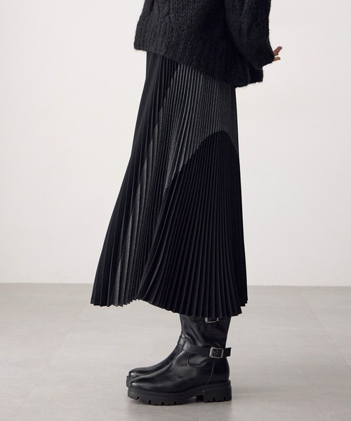 ATSURO TAYAMA(アツロウタヤマ)の「ロング丈プリーツスカート(Tシャツ/カットソー・レディース・ブラック/グレー・M)」の15枚目の写真