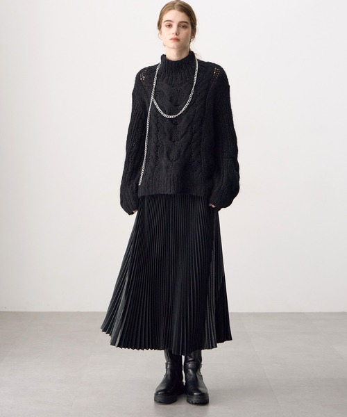 ATSURO TAYAMA(アツロウタヤマ)の「ロング丈プリーツスカート(Tシャツ/カットソー・レディース・ブラック/グレー・M)」の19枚目の写真