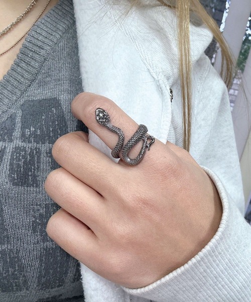 456707】蛇リング/フリーサイズ(RZ)（リング）｜mul.（ムル）の