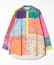 Children of the discordance / BANDANA PATCHWORK SHIRT LS / COTDSH-112