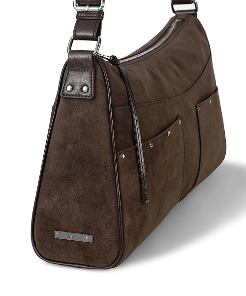 FENNEC（フェネック）の「BASH BAG - SUEDE BROWN（ショルダーバッグ 
