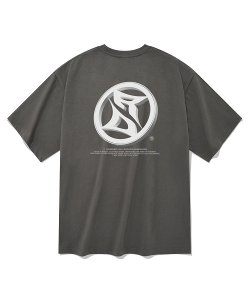 RADINEO(ラディネオ)の「ラウンドロゴ半袖Tシャツグレー(Tシャツ/カットソー・メンズ・その他・LARGE/MEDIUM/SMALL/X-LARGE)」の1枚目の写真