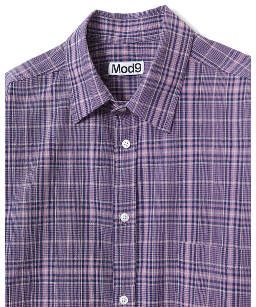 MODNINE（モディナイン）の「Purple Dry - Shirt（シャツ/ブラウス・レディース・その他・MEDIUM/LARGE）」の2枚目の写真