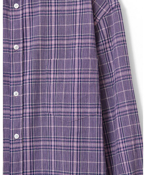 MODNINE（モディナイン）の「Purple Dry - Shirt（シャツ/ブラウス・レディース・その他・MEDIUM/LARGE）」の3枚目の写真