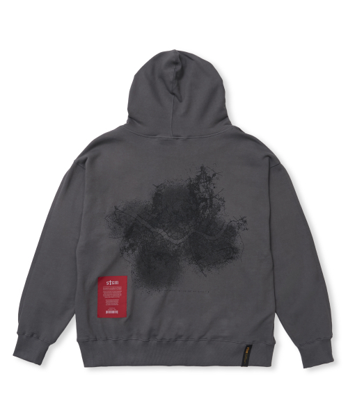 STIGMA(スティグマ)の「SEOUL MAP HOODIE GRAY(パーカー・メンズ・その他・X-LARGE/MEDIUM/LARGE)」の2枚目の写真