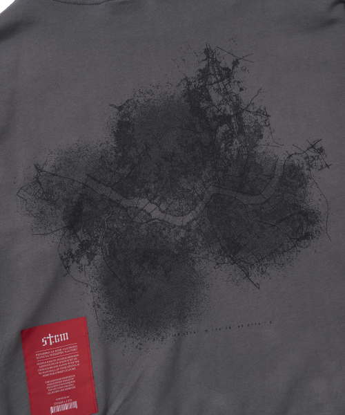 STIGMA(スティグマ)の「SEOUL MAP HOODIE GRAY(パーカー・メンズ・その他・X-LARGE/MEDIUM/LARGE)」の8枚目の写真