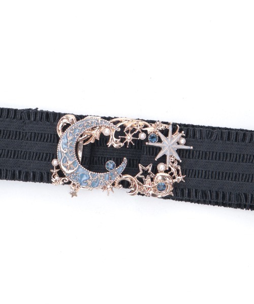 axes femme（アクシーズファム）の「アステリズムゴムベルト（ベルト・レディース・シルバー/ゴールド・FREE）」の4枚目の写真