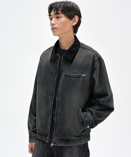 DECET(デケト)の「Denim Work Jacket DCJK003DKhakiA(デニムジャケット・メンズ・その他・SMALL/MEDIUM)」の4枚目の写真