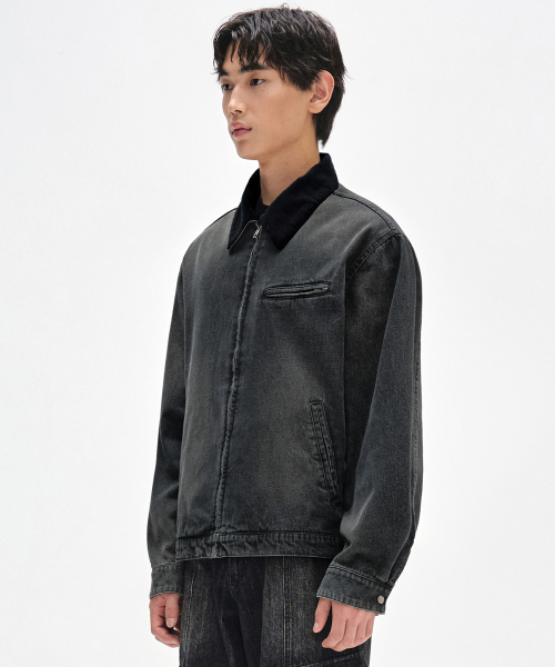 DECET(デケト)の「Denim Work Jacket DCJK003DKhakiA(デニムジャケット・メンズ・その他・SMALL/MEDIUM)」の6枚目の写真