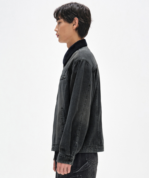 DECET(デケト)の「Denim Work Jacket DCJK003DKhakiA(デニムジャケット・メンズ・その他・SMALL/MEDIUM)」の7枚目の写真