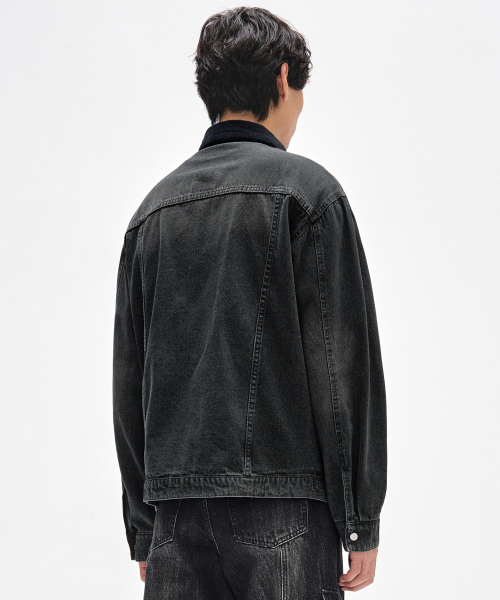 DECET(デケト)の「Denim Work Jacket DCJK003DKhakiA(デニムジャケット・メンズ・その他・SMALL/MEDIUM)」の8枚目の写真