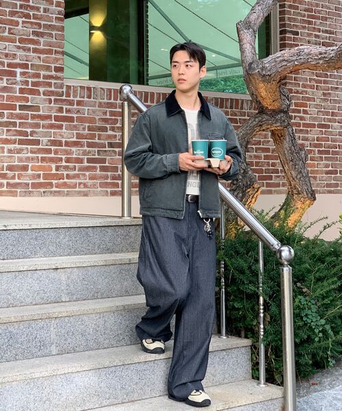 DECET(デケト)の「Denim Work Jacket DCJK003DKhakiA(デニムジャケット・メンズ・その他・SMALL/MEDIUM)」の15枚目の写真