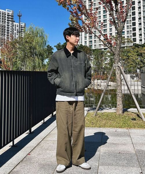 DECET(デケト)の「Denim Work Jacket DCJK003DKhakiA(デニムジャケット・メンズ・その他・SMALL/MEDIUM)」の16枚目の写真