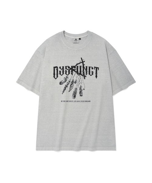DYSFUNCT(ディスファンクト)の「DREAM CATCHER PIGMENT T-SHIRT(GRAY)(Tシャツ/カットソー・メンズ・その他・SMALL/MEDIUM/LARGE/X-LARGE)」の2枚目の写真