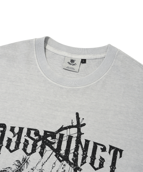 DYSFUNCT(ディスファンクト)の「DREAM CATCHER PIGMENT T-SHIRT(GRAY)(Tシャツ/カットソー・メンズ・その他・SMALL/MEDIUM/LARGE/X-LARGE)」の4枚目の写真