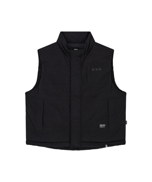 PrimaLoft Hidden Hood Heavy Vest (Black)