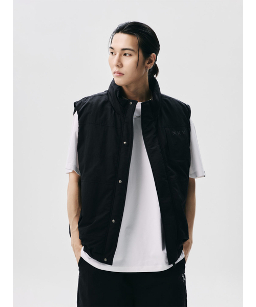 PrimaLoft Hidden Hood Heavy Vest (Black)