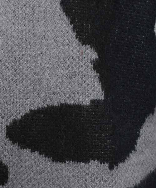 SAKAZEN（サカゼン）の「Cathy's Closet (キャシーズ クロセット) 起毛 カモフラージュ クルーネック オーバー ニット セーター 42706009（ニット/セーター・メンズ・ブルー/ブラック/ホワイト・L/M）」の12枚目の写真