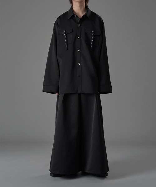 狐独(コドク)の「ハトメベルトハカマスラックス(スラックス・メンズ・ブラック/ブルーグレー・LARGE/MEDIUM/SMALL)」の21枚目の写真
