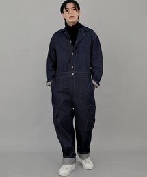 SAINTCREW（セントクルー）の「Retroline Cargo Jumpsuit RLC-509 Indigo Denim BRS（つなぎ/オールインワン・メンズ）」