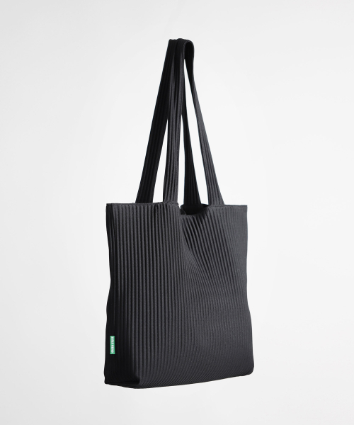 GREEN STUFF(グリーンスタッフ)の「easygoing modern bag 67 - pleats black(エコバッグ/サブバッグ・レディース・その他・FREE)」の2枚目の写真