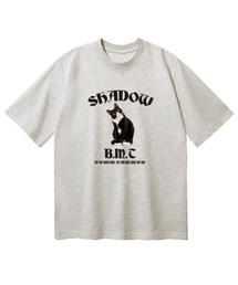 シャドウキャット オーバーサイズ 半袖Tシャツ [オートミール]