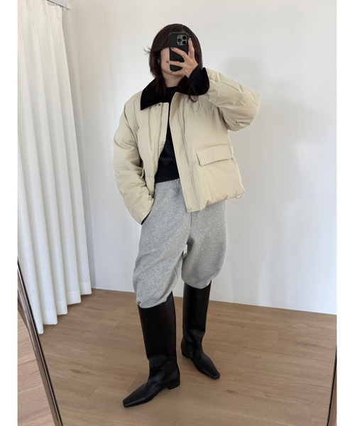 Didot.showroom（ディドット ショールーム）の「【DIDOT.】ワイドシャフトロングブーツ（ブーツ・レディース・ブラック・24cm/23.5cm/22.5cm/25cm/23cm/24.5cm）」の4枚目の写真