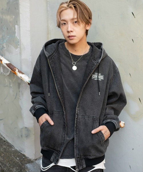 セール】WEGO/【26年春夏新作】ワーカーズフードブルゾン（ブルゾン