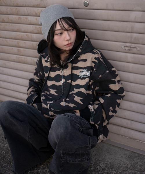 WEGO(ウィゴー)の「WEGO/ワーカーズフードブルゾン(ブルゾン・メンズ・コバルトブルー/ピンク/ブラック系3/その他1/その他2・MEDIUM/LARGE)」の4枚目の写真