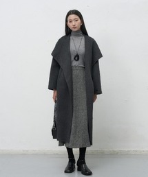 GENERAL IDEA | 【GENERAL IDEA】ハンドメイドショールカラーロングコート / HANDMADE SHAWL COLLAR LONG COAT(チェスターコート)