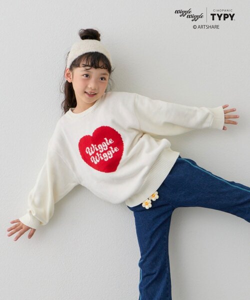 KIDS】【wigglewiggle】《ユニセックス》柄ジャガードニット（ニット