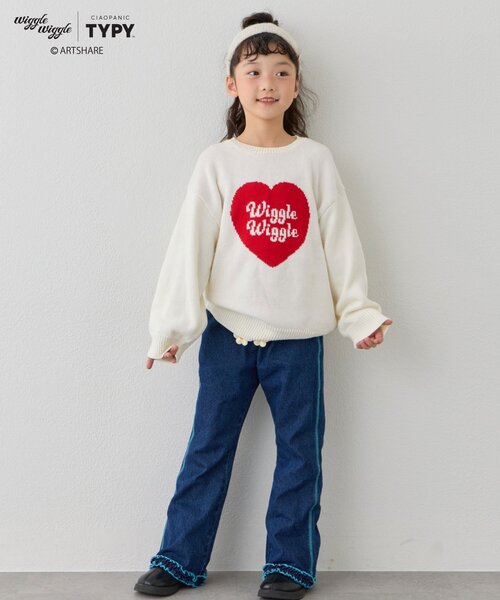 KIDS】【wigglewiggle】《ユニセックス》柄ジャガードニット（ニット