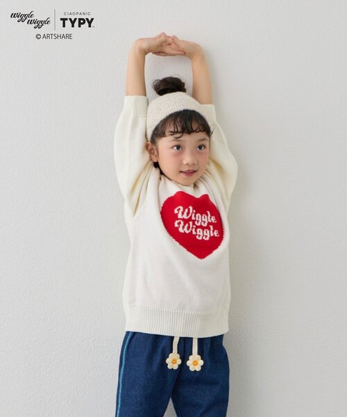 セール】【KIDS】【wigglewiggle】《ユニセックス》柄ジャガードニット