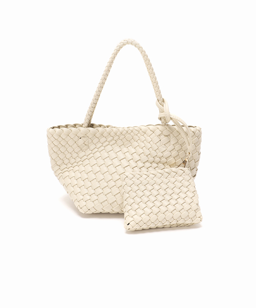 VELETTO（ベレット）の「VELETTO / ベレット 別注 MESH POACH BAG（トートバッグ・レディース・アイボリー/ブラウン・FREE）」の21枚目の写真