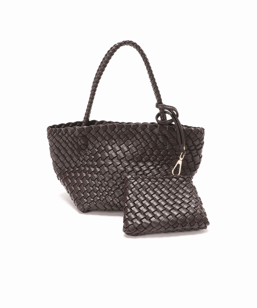 VELETTO（ベレット）の「VELETTO / ベレット 別注 MESH POACH BAG（トートバッグ・レディース・アイボリー/ブラウン・FREE）」の22枚目の写真