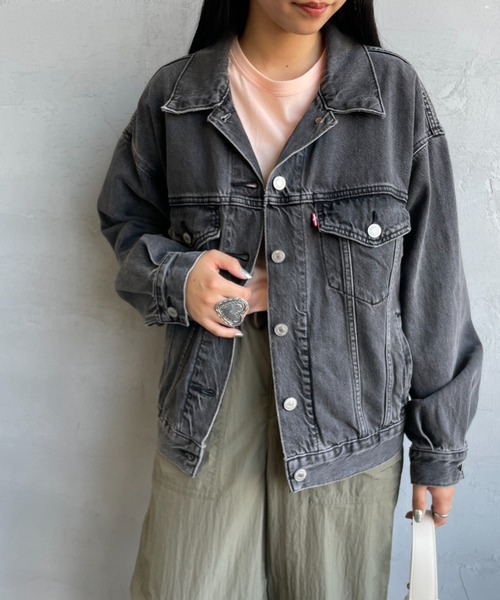 Levi's（リーバイス）の「[LEVI’S/リーバイス] 90’s トラッカーデニムジャケット（デニムジャケット・レディース・ライトインディゴブルー/ブラック・S）」の20枚目の写真