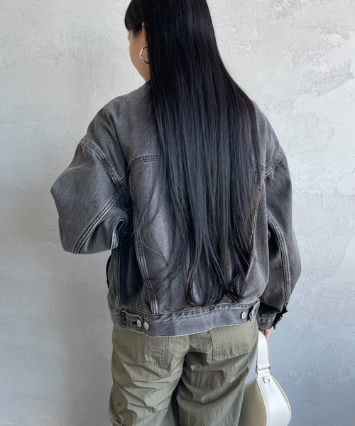 Levi's（リーバイス）の「[LEVI’S/リーバイス] 90’s トラッカーデニムジャケット（デニムジャケット・レディース・ライトインディゴブルー/ブラック・S）」の22枚目の写真