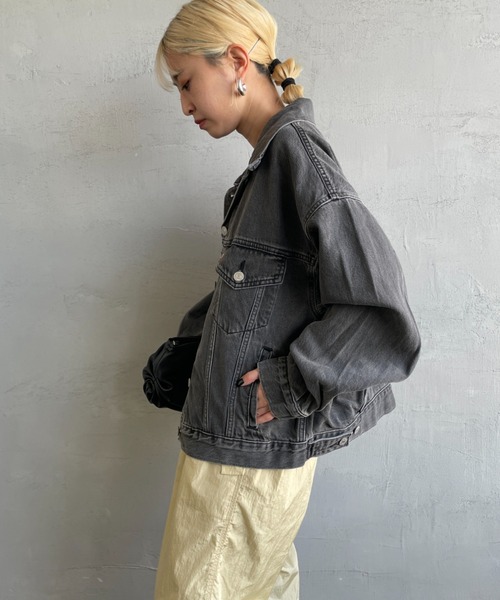 Levi's（リーバイス）の「[LEVI’S/リーバイス] 90’s トラッカーデニムジャケット（デニムジャケット・レディース・ライトインディゴブルー/ブラック・S）」の15枚目の写真