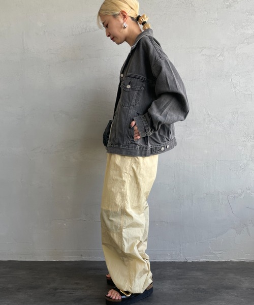 Levi's（リーバイス）の「[LEVI’S/リーバイス] 90’s トラッカーデニムジャケット（デニムジャケット・レディース・ライトインディゴブルー/ブラック・S）」の18枚目の写真