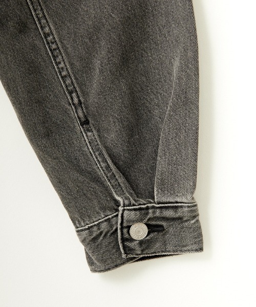 Levi's（リーバイス）の「[LEVI’S/リーバイス] 90’s トラッカーデニムジャケット（デニムジャケット・レディース・ライトインディゴブルー/ブラック・S）」の3枚目の写真