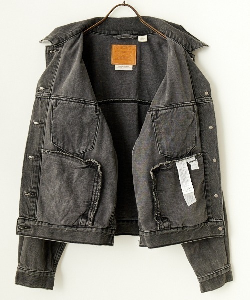 Levi's（リーバイス）の「[LEVI’S/リーバイス] 90’s トラッカーデニムジャケット（デニムジャケット・レディース・ライトインディゴブルー/ブラック・S）」の7枚目の写真