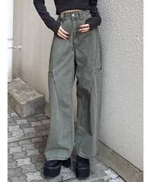 MURUA | パッチポケットバレルレッグパンツ(その他パンツ)