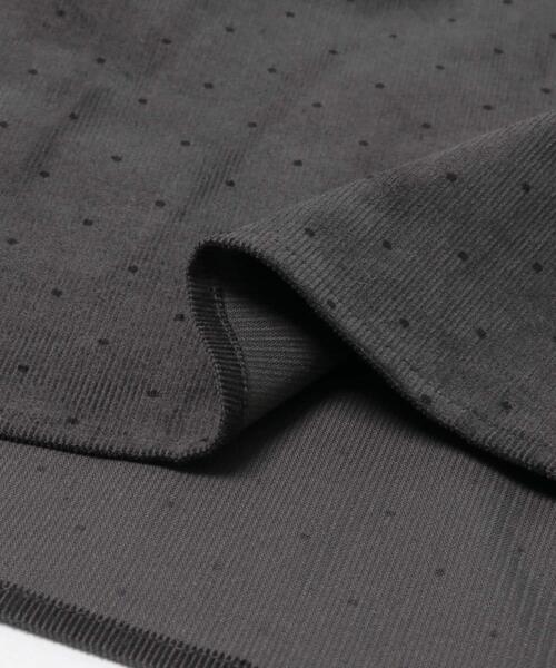 かぐれ（カグレ）の「ドットコーデュロイブラウス（シャツ/ブラウス・レディース・ブラック/チャコールグレー・FREE）」の14枚目の写真