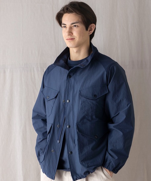Jackman(ジャックマン)の「Kersey Tour Jacket(ナイロンジャケット・メンズ・ブラック/ダークブルー・LARGE/MEDIUM)」の11枚目の写真