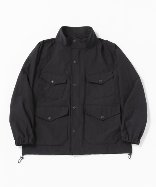 Jackman(ジャックマン)の「Kersey Tour Jacket(ナイロンジャケット・メンズ・ブラック/ダークブルー・LARGE/MEDIUM)」の5枚目の写真