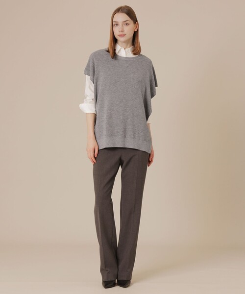 MACKINTOSH LONDON（マッキントッシュ ロンドン）の「2WAYストリングウールニットジレ（ベスト・レディース・グレー系その他2/ベージュ・FREE）」の5枚目の写真